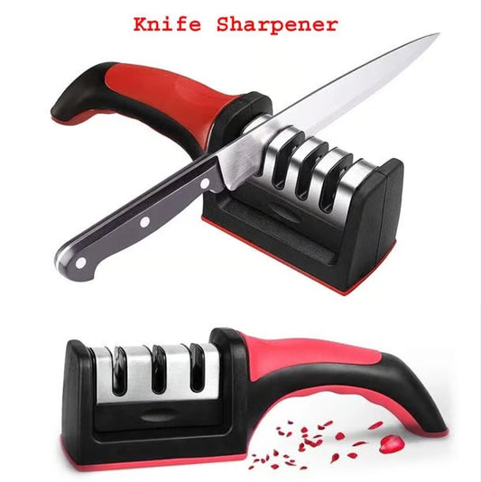 3 in 1 Professional Knife Sharpener - Kitchen Knife Sharpening Tool