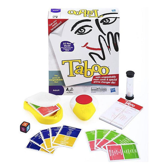Taboo Board Game - The Game of Unspeakable Fun for 4+ Players (Ages 13+)