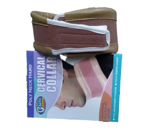 Poly Neck Hard Cervical Collar - Medical Grade Neck Support Brace