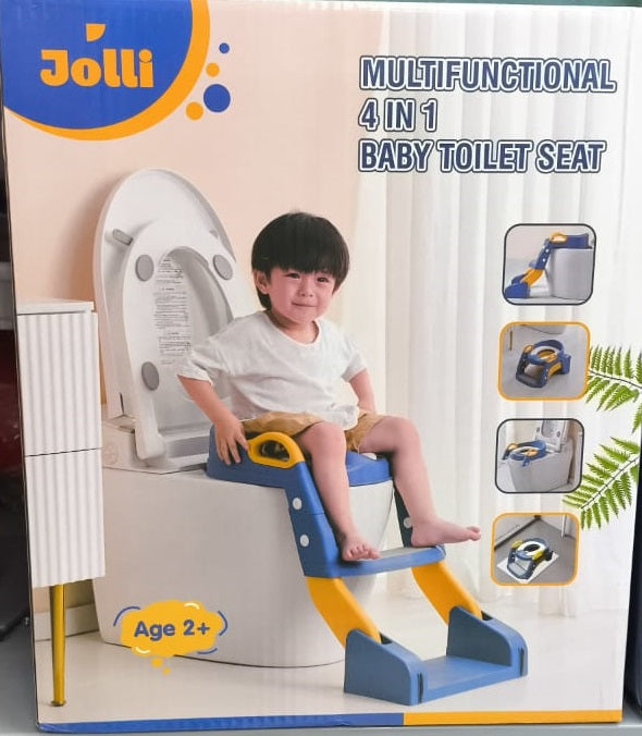 Jolli 4-in-1 Multifunctional Baby Toilet Training Seat with Step Ladder