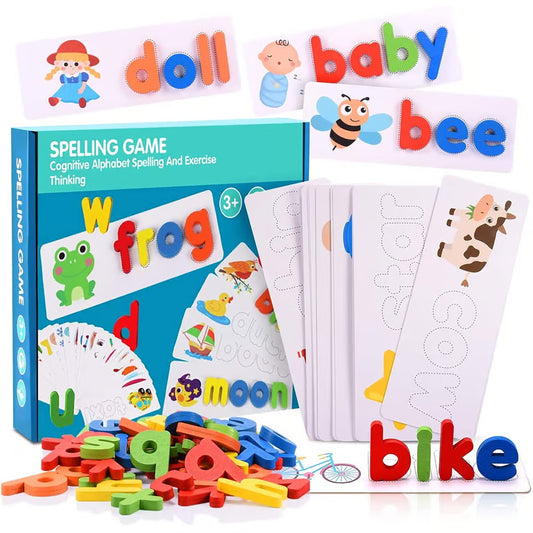 Alphabet Spelling Game - Educational Learning Toy for Kids 3+