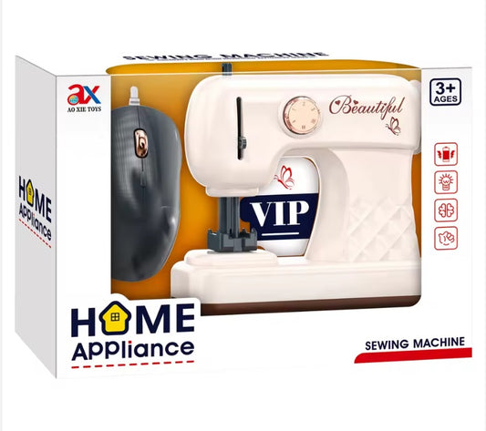 بچوں کے لیے خوبصورت VIP کھلونا سلائی مشین - ہوم اپلائنس پریٹینڈ پلے سیٹ