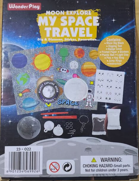 WonderPlay Moon Explore My Space Travel Activity Kit - Educational STEM Toy for Kids