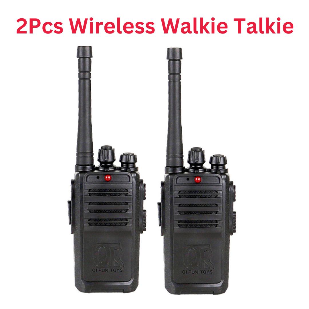 Portable Walkie-Talkie Set for Kids – 2 Pcs | Long Range Two-Way Radio
