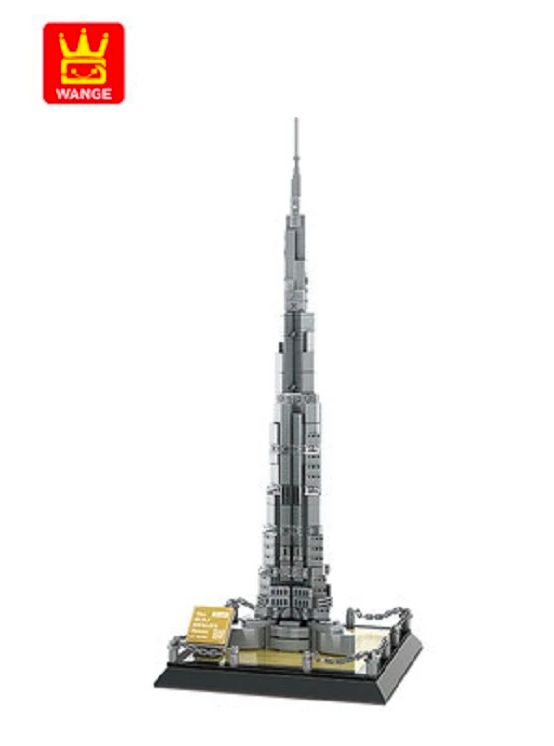 WANGE Burj Khalifa Tower of Dubai Building Blocks Set – 580 Pieces - 4222