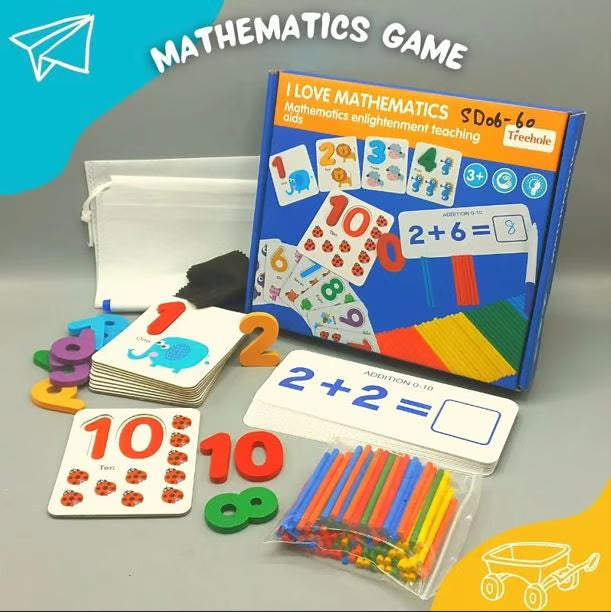 I Love Mathematics - Complete Math Learning Kit for Kids | Educational Toy Set