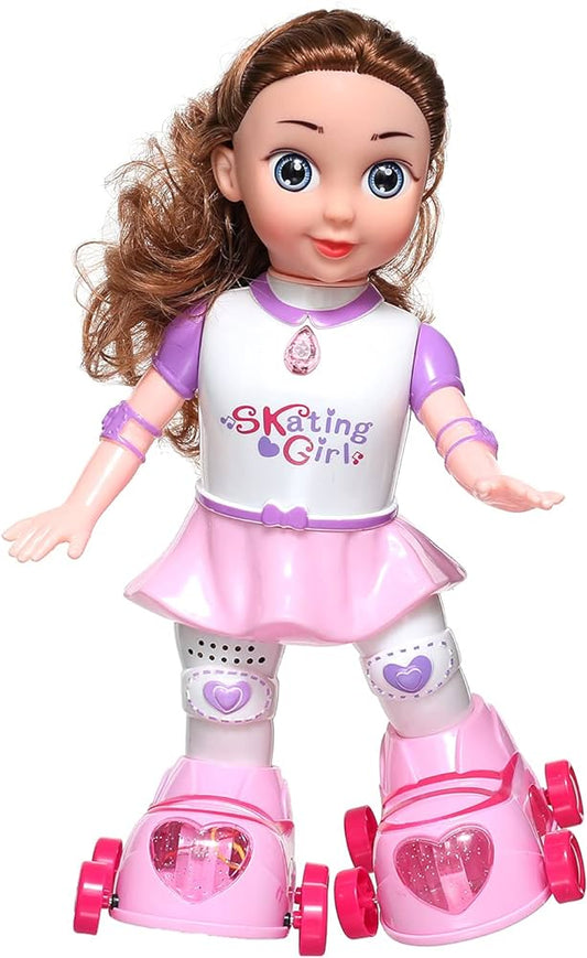 Skating Girl Fashion Doll with Roller Skates | Girls Toy Age 3+