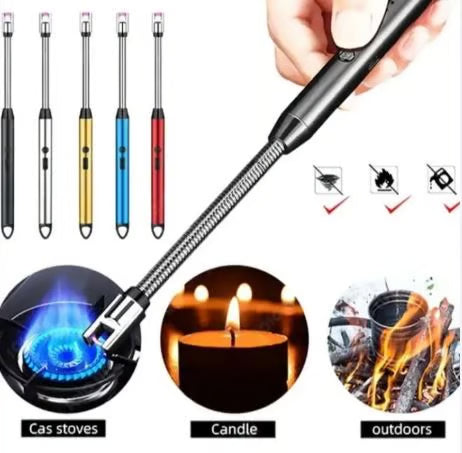 Electric Arc Lighter - Rechargeable Windproof Plasma Lighter for Kitchen & Outdoor