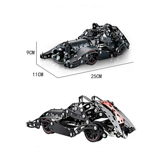 Batmobile Metal Assembly Blocks – 332 Pieces + Bonus Hot Wheels Die-Cast Car