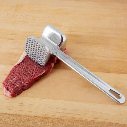 Double-Sided Stainless Steel Meat Tenderizer Hammer