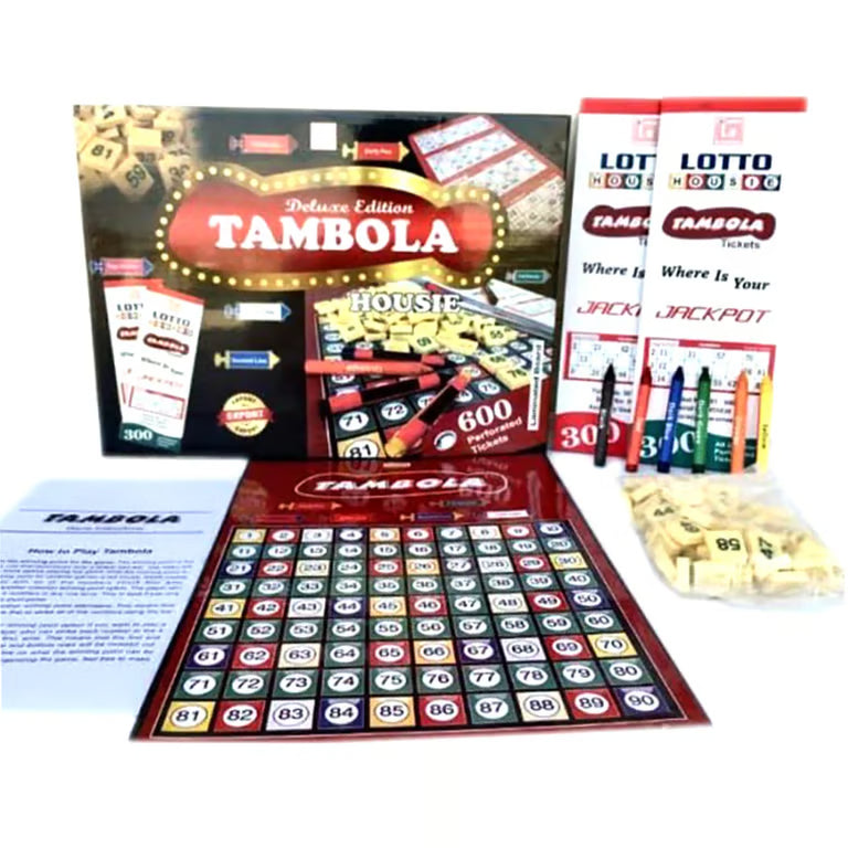 Tambola Deluxe Edition - House Party Bingo Game with 300 Tickets