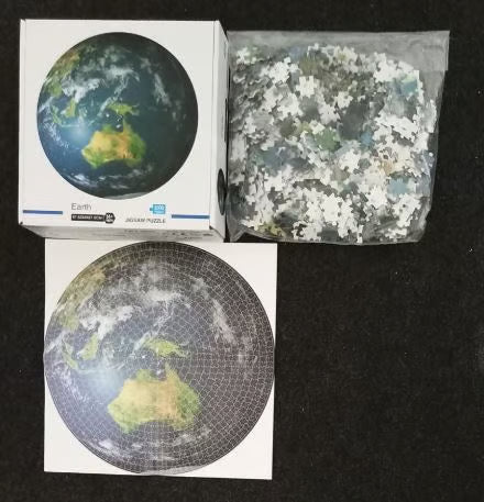 Earth Jigsaw Puzzle - 1000 Pieces | بالغوں اور بچوں کے لئے حقیقت پسندانہ گلوب پہیلی