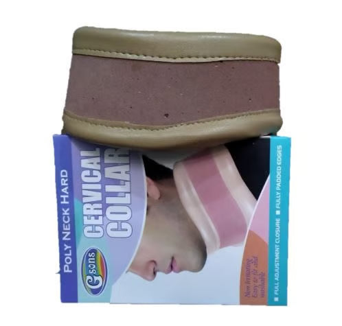 Poly Neck Hard Cervical Collar - Medical Grade Neck Support Brace