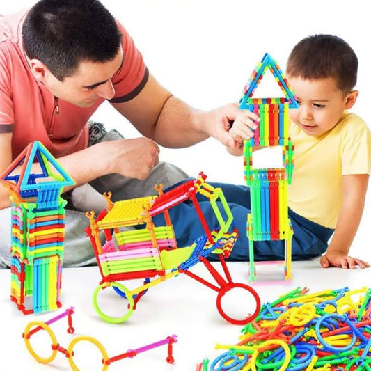 Educational Building Blocks Set - 3D Construction Toy for Kids | STEM Learning Puzzle