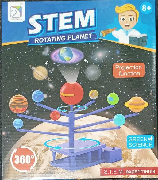 STEM پلانیٹیریم سولر سسٹم ماڈل - 8+ کے بچوں کے لیے تعلیمی خلائی کھلونا۔