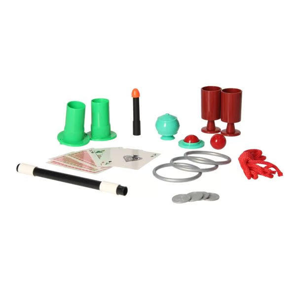 بچوں کے لیے میجک ٹرکس سیٹ - پرپس اور ہدایات کے ساتھ 35+ آسان میجک ٹرکس کٹ (عمر 6+)