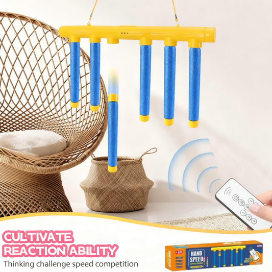 Hand Speed Challenge Game – Remote Control Foam Bar Reflex Toy for Kids & Family