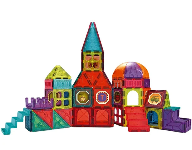 Magnetic DIY Building Blocks Set – 111 Pieces (Ages 3+)