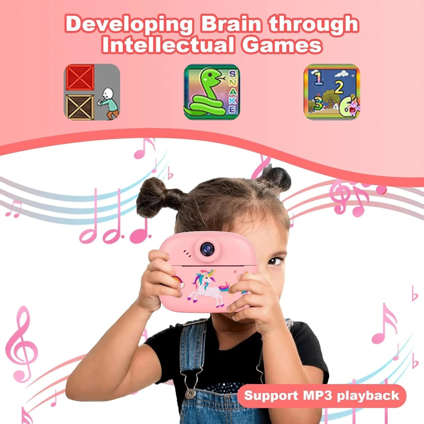 Kids Instant Print Digital Camera – DIY Photo Camera for Children