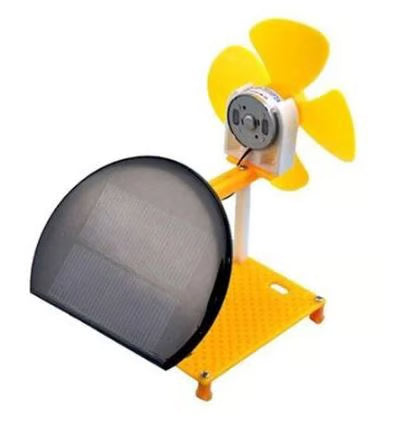 Solar Powered Fan Science Kit - Educational STEM Toy for Kids 8+