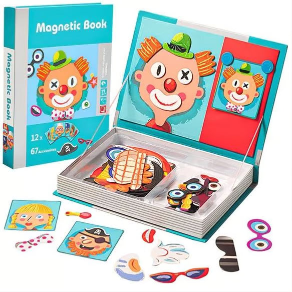 مقناطیسی کتاب - بچوں کے لیے تعلیمی تعلیمی سرگرمی سیٹ