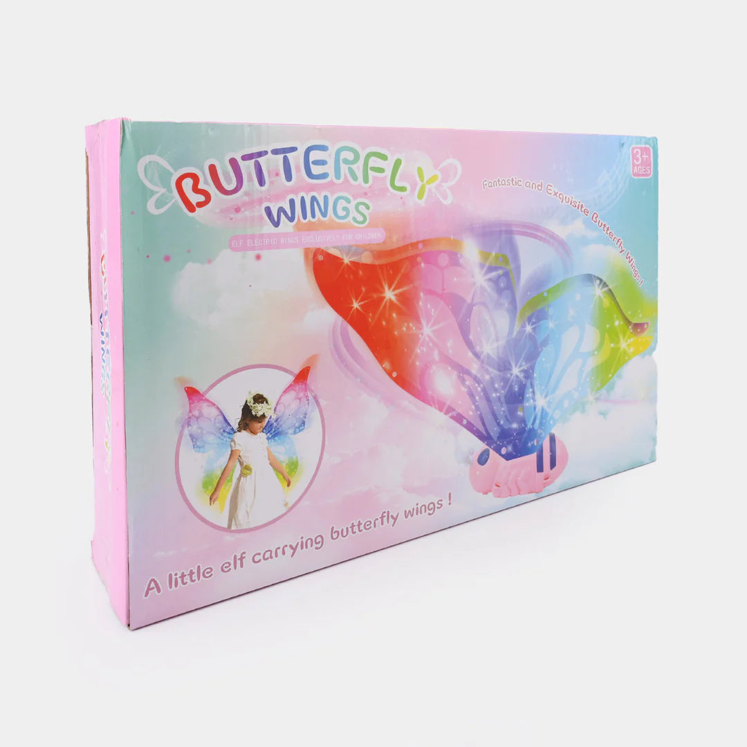 Butterfly Wings Light-Up Wearable Fairy Wings for Girls