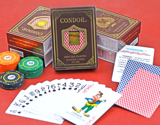 Brown Condor Playing Cards - Premium Quality Waterproof Deck Poker Game