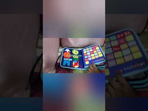 Montessori Busy Book 8-Page Busy Bag Activity for Toddlers - Educational Learning Toy