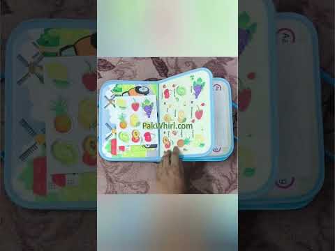 Montessori Busy Book - 10-Page Educational Skills Learning Toy Set for Kids