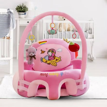 لٹکنے والے کھلونے کے ساتھ بیبی ایکٹیویٹی جم آلیشان صوفہ سیٹ - سافٹ انفینٹ پلے سینٹر