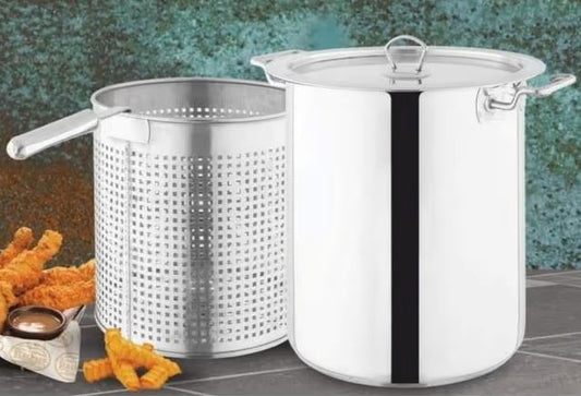 Alpha Stainless Steel Deep Fryer – Commercial Grade | 5L to 30L