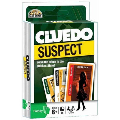 Cluedo Suspect Quick Deduction Card Game