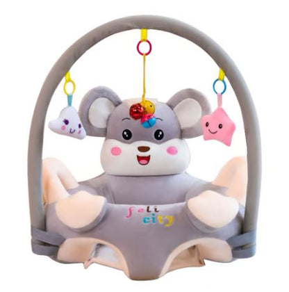 لٹکنے والے کھلونے کے ساتھ بیبی ایکٹیویٹی جم آلیشان صوفہ سیٹ - سافٹ انفینٹ پلے سینٹر