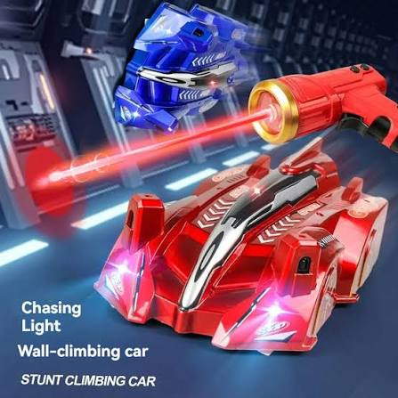 Laser Wall Climbing Remote Control Car – 360° Rotating, USB Rechargeable