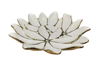 Lilly Round Plate – Regal Collection | Decorative Floral Plate