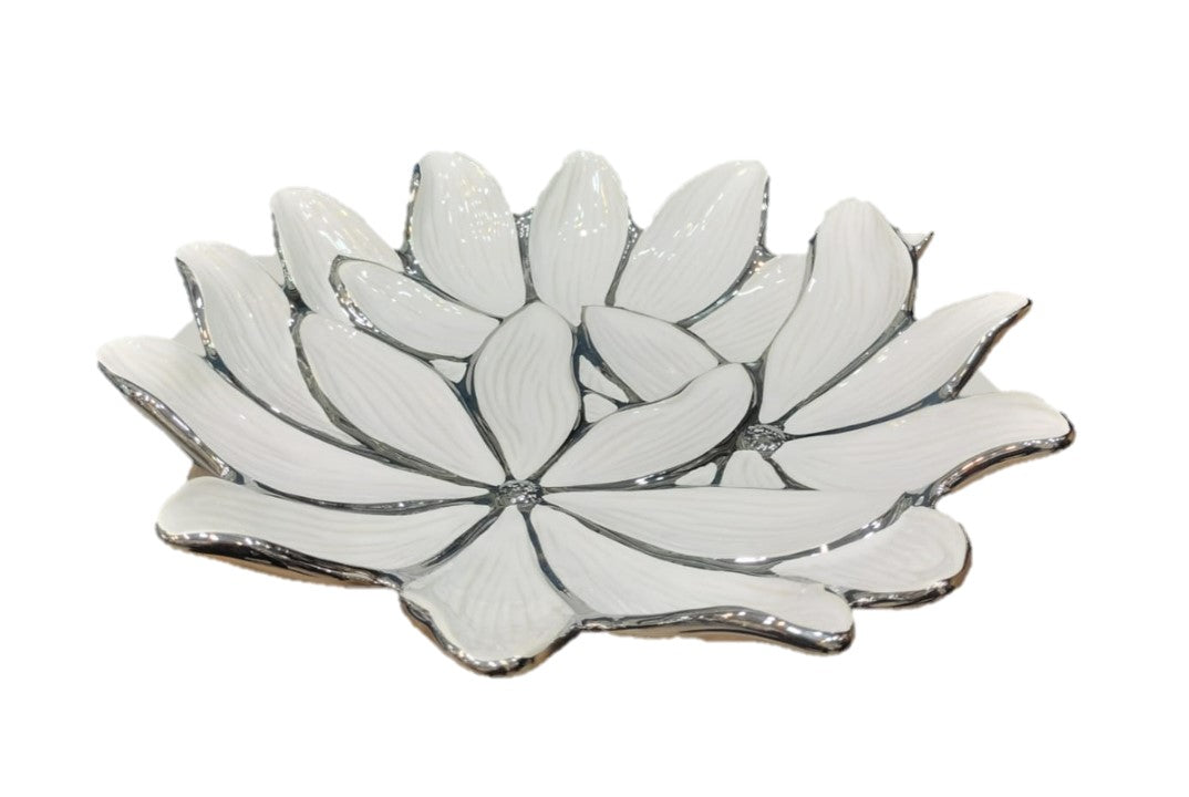 Lilly Round Plate – Regal Collection | Decorative Floral Plate
