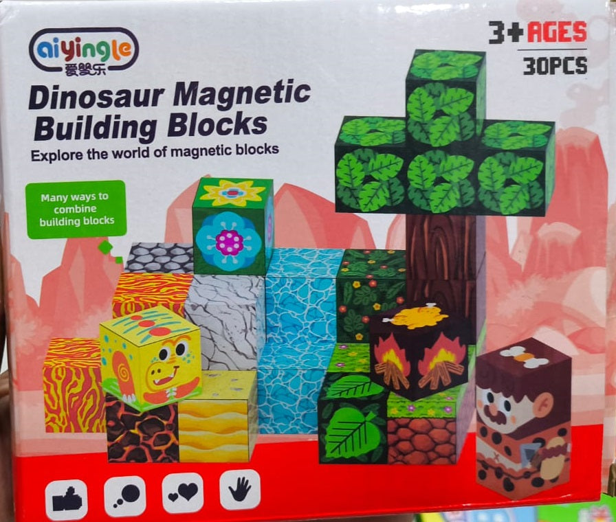 Minecraft Magnetic Building Blocks – 30 Pieces