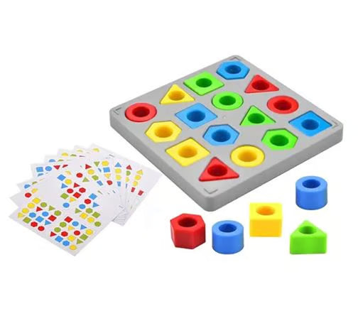 شکل سے مماثل تعلیمی کھلونا - بچوں کے لیے 3D جیومیٹرک لرننگ گیم