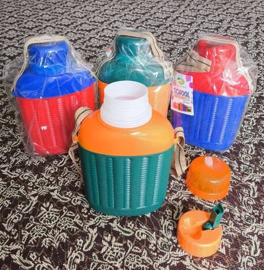 1 Litre Insulated School Water Bottle with Sipper for Kids - BPA Free