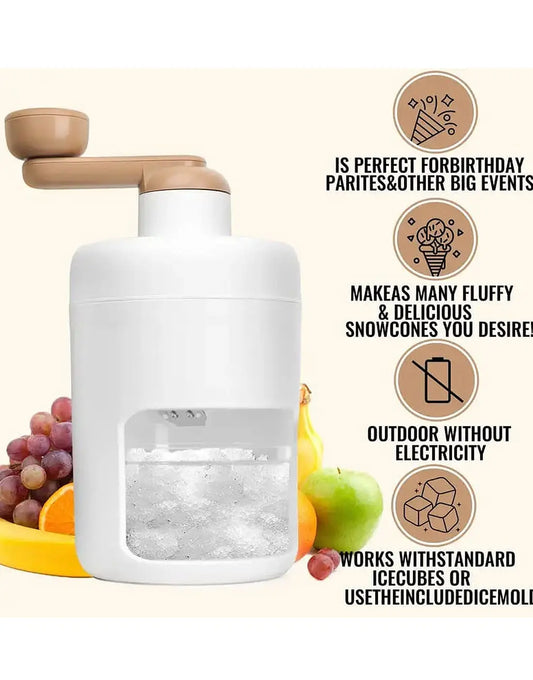 Ice Shaver – Manual Snow Cone Maker | Gola Ganda Machine