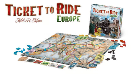 Ticket to Ride Europe Board Game - Days of Wonder Strategy Game for 2-5 Players