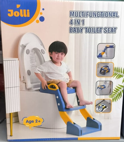 Jolli 4-in-1 Multifunctional Baby Toilet Training Seat with Step Ladder