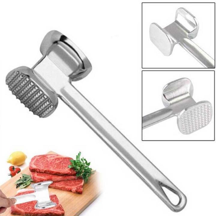 Double-Sided Stainless Steel Meat Tenderizer Hammer