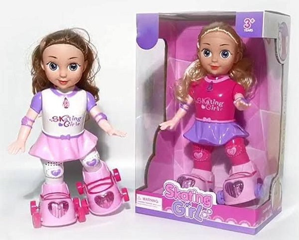 Skating Girl Fashion Doll with Roller Skates | Girls Toy Age 3+