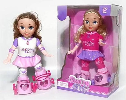 Skating Girl Fashion Doll with Roller Skates | Girls Toy Age 3+