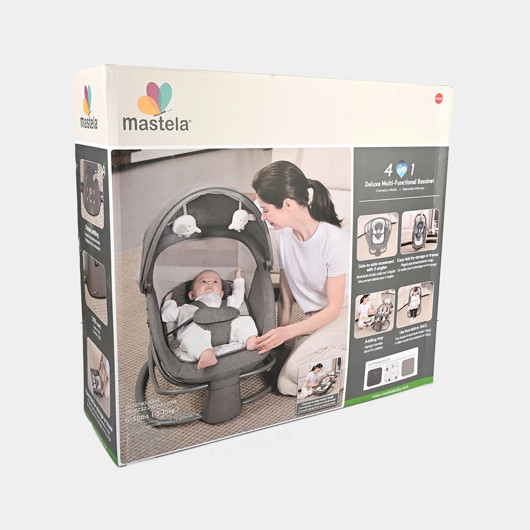 Mastela 4-in-1 Deluxe Multi-Functional Bassinet & Baby Rocker