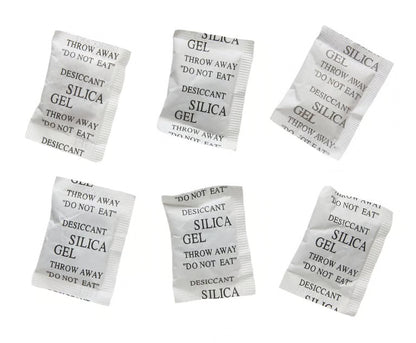 Silica Gel Packets 2 Gram - Moisture Absorber Desiccant Sachets