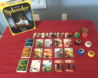 Splendor Board Game - Strategy Card Game for 2-4 Players by Marc André