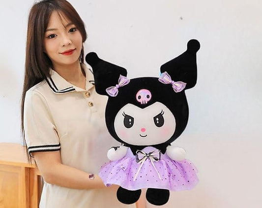 Kuromi Stuffed Toy - Purple Tutu Dress 30cm
