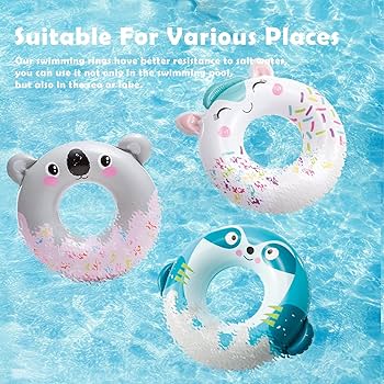 Kids Inflatable Swimming Ring - Animal Donut Float